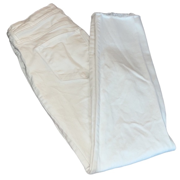 Old Navy Women’s High-Waisted OG Straight White-Wash Cut-Off Ankle Jeans - Picture 3 of 4